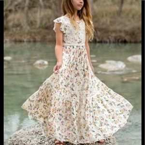 Joyfolie Floral Viola Dress Size 12
